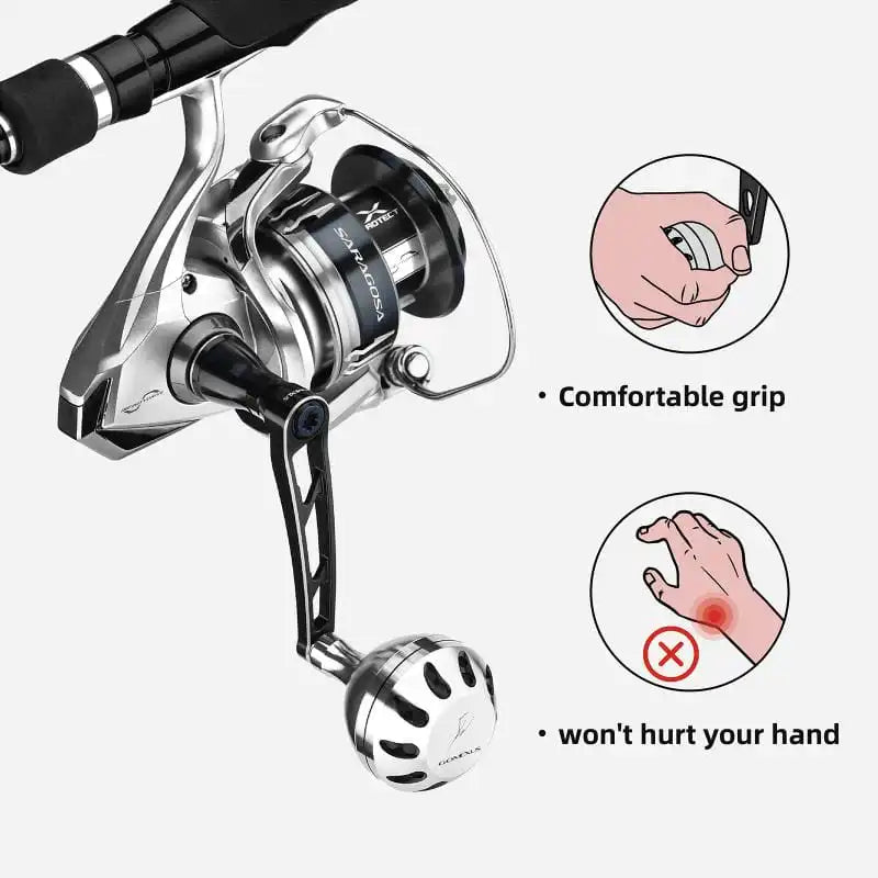 Gomexus Aluminum Handle for Stradic SW 5000-6000 /Saragoasa SW 6000-8000 CJ70