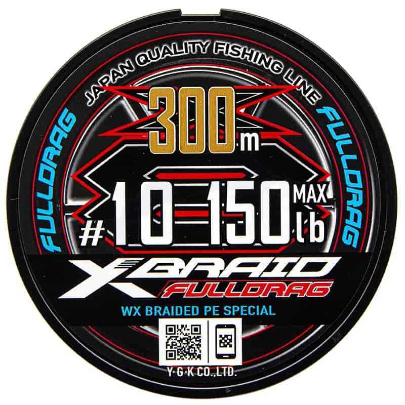 YGK X-Braid X002 Full Drag X8